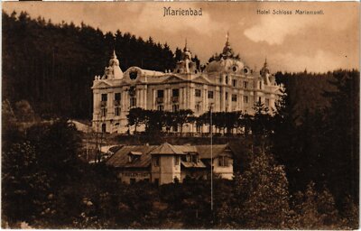 CPA AK Marienbad Hotel Schloss Mariamonti CZECHOSLOVAKIA (619446)