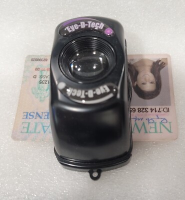 Eye-D-Tech Fake ID Detector UV Marking & Micro Print Viewer NEW Portable