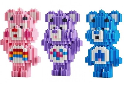 CareBears 3D Puzzle Micro Bausteine Zum Selbermachen