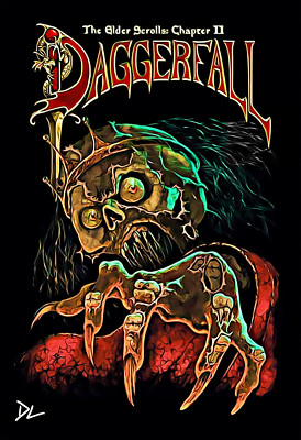 The Elder Scrolls: Chapter II ''Daggerfall'' Pop Art Print - 13 x 19 Poster