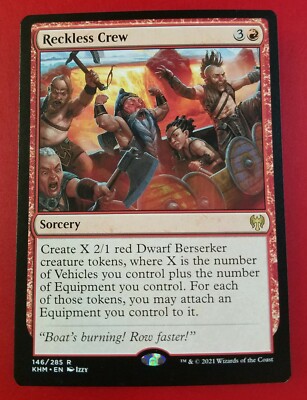crew cards mtg 1x Reckless Crew | Kaldheim | MTG Magic Cards