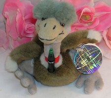 New Coke Bean Bag Plush Ostrich South Africa International Collection Coca Cola