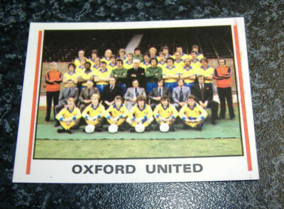 Panini - Football 81 Sticker No447 - Oxford Utd Team Photo