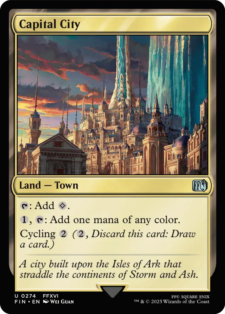 0274 Capital City FFXVI FIN Final Fantasy MTG Card SHIPS NOW | eBay