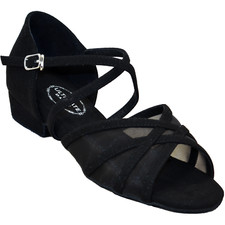 Ultimate Swinger Mesh Dance Shoe - Black Micro