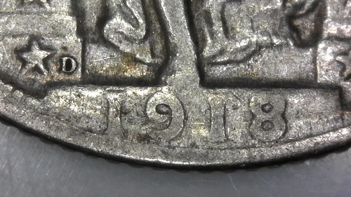 1918-D Standing Liberty Quarter   Very Fine ++ Grade    Original Surfaces    8