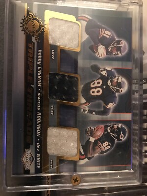 2001 PACIFIC IMPRESSIONS TRIPLE THREADS # 9 BEARS !!! Engram, Robinson, White