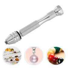 Swivel Head Pin Vise Aluminum Alloy Hand Drill Bit Tool for 0.1-3.5mm Drill Bit