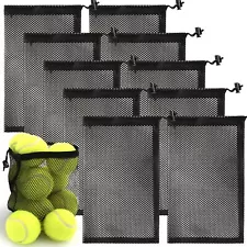 10PCS Mesh Bag-Mesh Drawstring Bag Mesh Storage Bags Net Bag Mesh bags for Toys