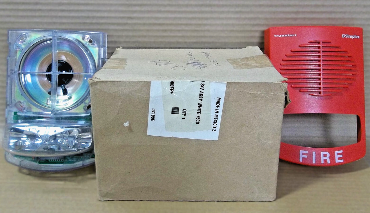 NEW SIMPLEX 4903-9354 T/A RED COVER SPEAKER STROBE WALL MOUNT