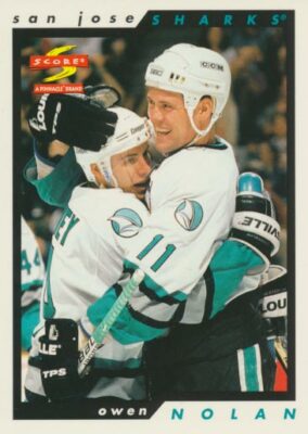 1996-97 Score #69 OWEN NOLAN - San Jose Sharks
