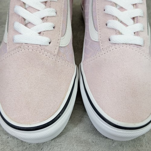 Vans Old Skool Rosa Entrenadores Talla UK 4 Rosa Gamuza Lona Gimnasio Informal Patín 507452 - Imagen 13 de 15