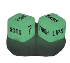 Glow in the dark dice sex Set 2 For Fun  New