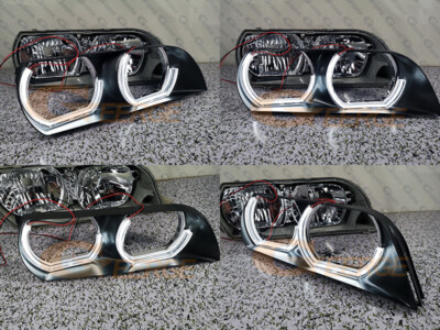 For Toyota Chaser JZX100 Crystal DTM M4 Style Led Angel Eyes Kit