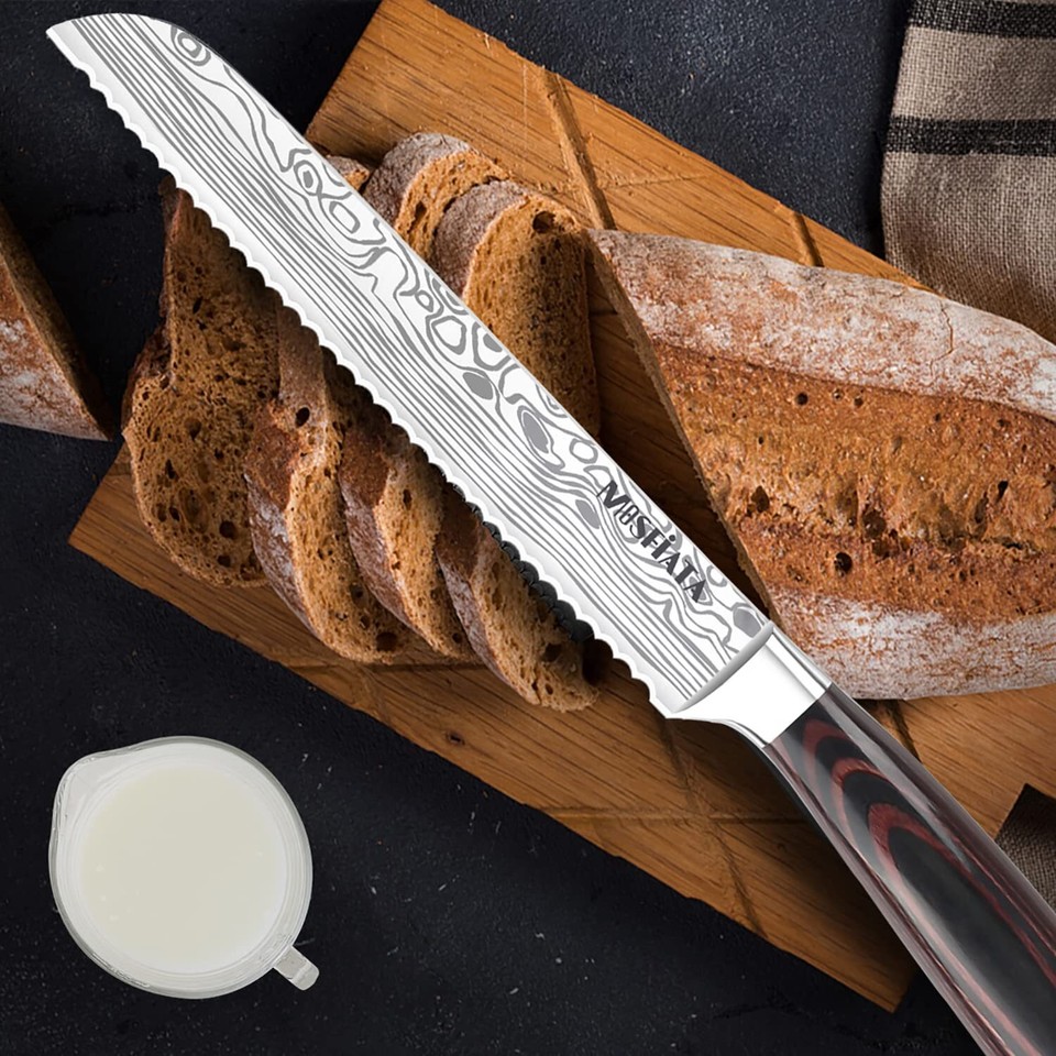 Knife Set21Pcs Kitchen Knife Set with Knife Holder & Sharpener, German