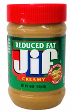 JIF Reduced Fat Creamy Peanut Butter 16 oz