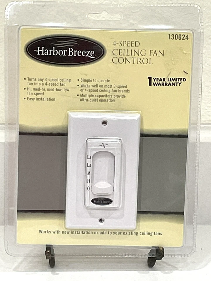 Ventilador de techo Harbor Breeze 4 velocidades NUEVO control #130624 - Modelo WM-6WWL Foto 2 de 4