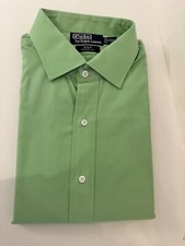 NWT Polo Ralph Lauren Regent Classic Fit Button Down Shirt Size XL 17 - Green