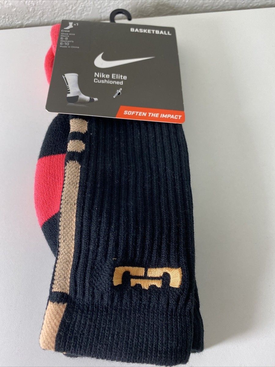 Nike Elite Basketball Socks Lebron Red Socks Mens Socks Lebron