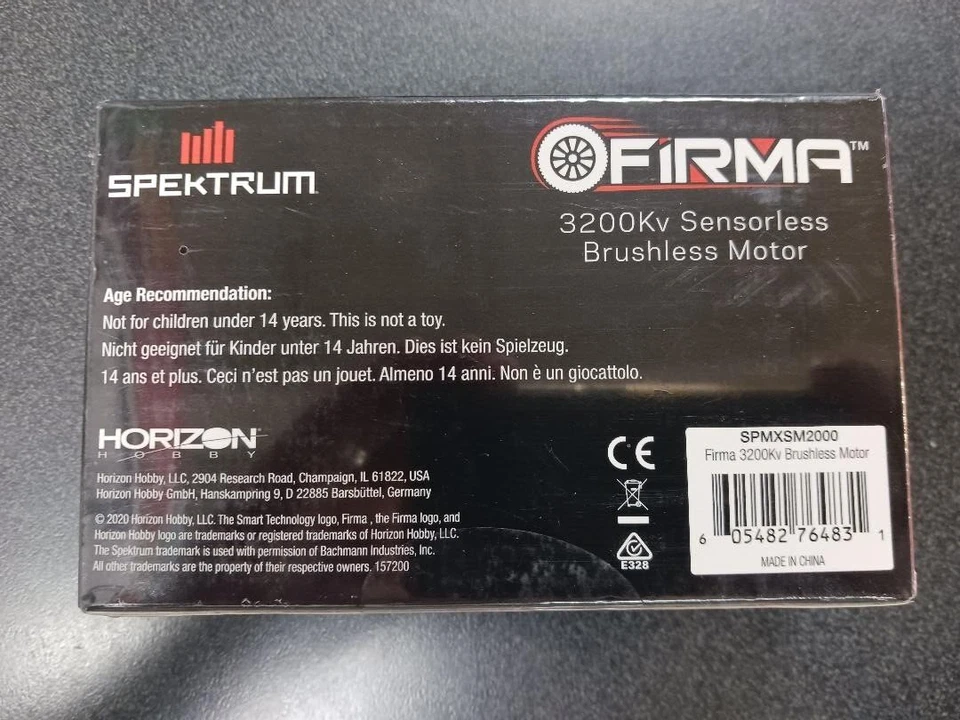 Spektrum Firma 3200Kv 4-Pole BL Motor 3660 SPMXSM2000 Brand New!! - Image 3 of 3