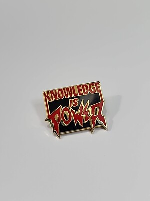 Knowledge is Power Lapel Pin Education & Literacy
