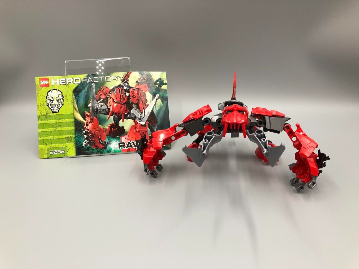 Lego Hero Factory: Savage Planet: Raw-Jaw, 2232, Complete w