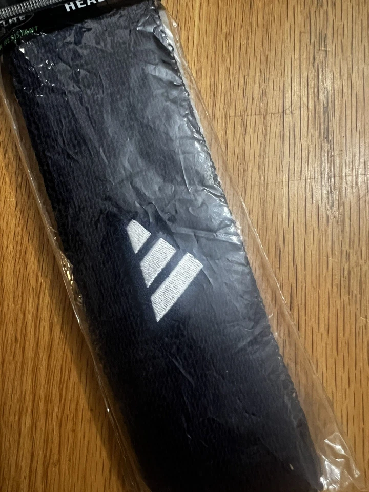 Adidas Climalite Diadema Azul Marino Terry Bordado Elástico Algodón/Nylon DE COLECCIÓN Foto 2 de 4