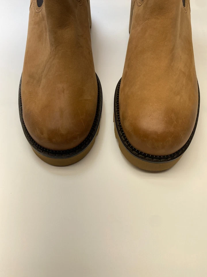 Paul Green Mujer Shasta Chelsea Bota Botín Sahara Cuero Tostado Talla 7 Foto 4 de 4