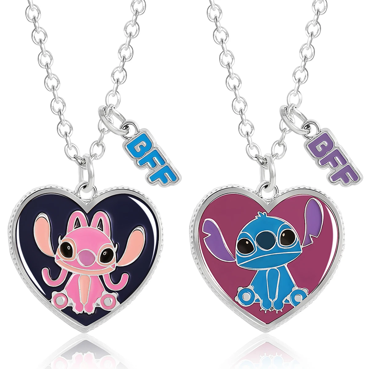 Friendship Bff Necklaces Friends Necklace Kids People Stitch Heart That  Connect Gold Dog Set Partners Cat Moon Crime - Walmart.com