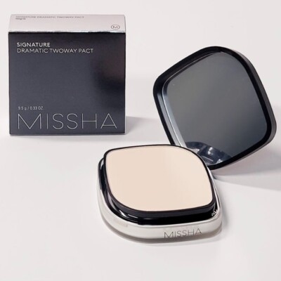 MISSHA Signature Dramatic Two Way Pact SPF25 PA++ 9,5g #21 Vanilla (Light Beige)