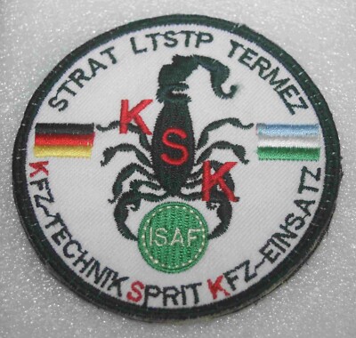 Patches/badges Strat Ltstp Termez automotive technology fuel vehicle insert ISAF KSK