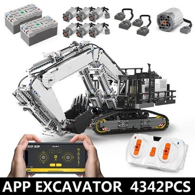MOC RC APP City Mining Excavator Truck Bricks Toys