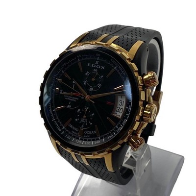 Edox Grand Ocean Chrono Day-Date Automatik Uhr aus Japan