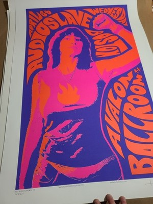 Chris Cornell Audioslave Poster Avalon Ballroom Boston 05 Hampton Signed 107/200