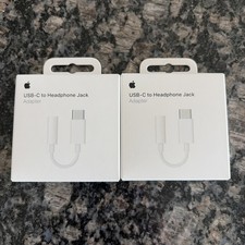 2x Apple - USB-C to Headphone Jack Adapter - 3.5 mm