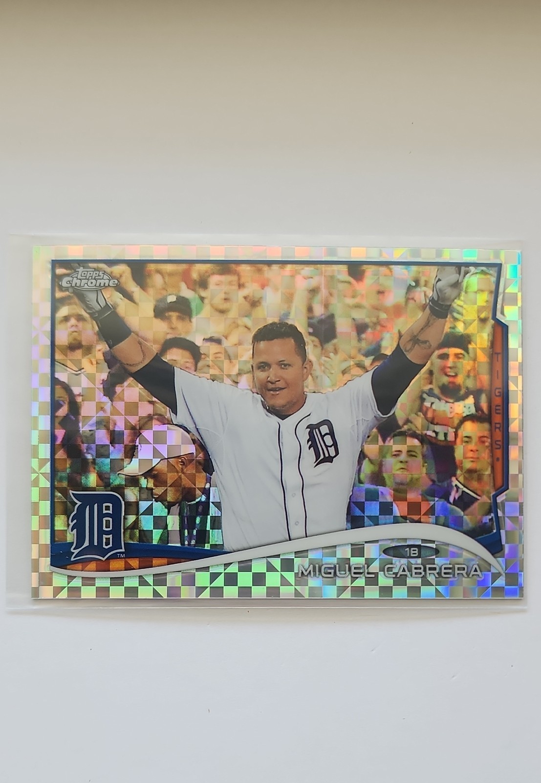 2014 Topps Chrome - Miguel Cabrera #220 X-Fractor