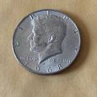 1968 Kennedy D Half Dollar 50 Cents 40% Silver