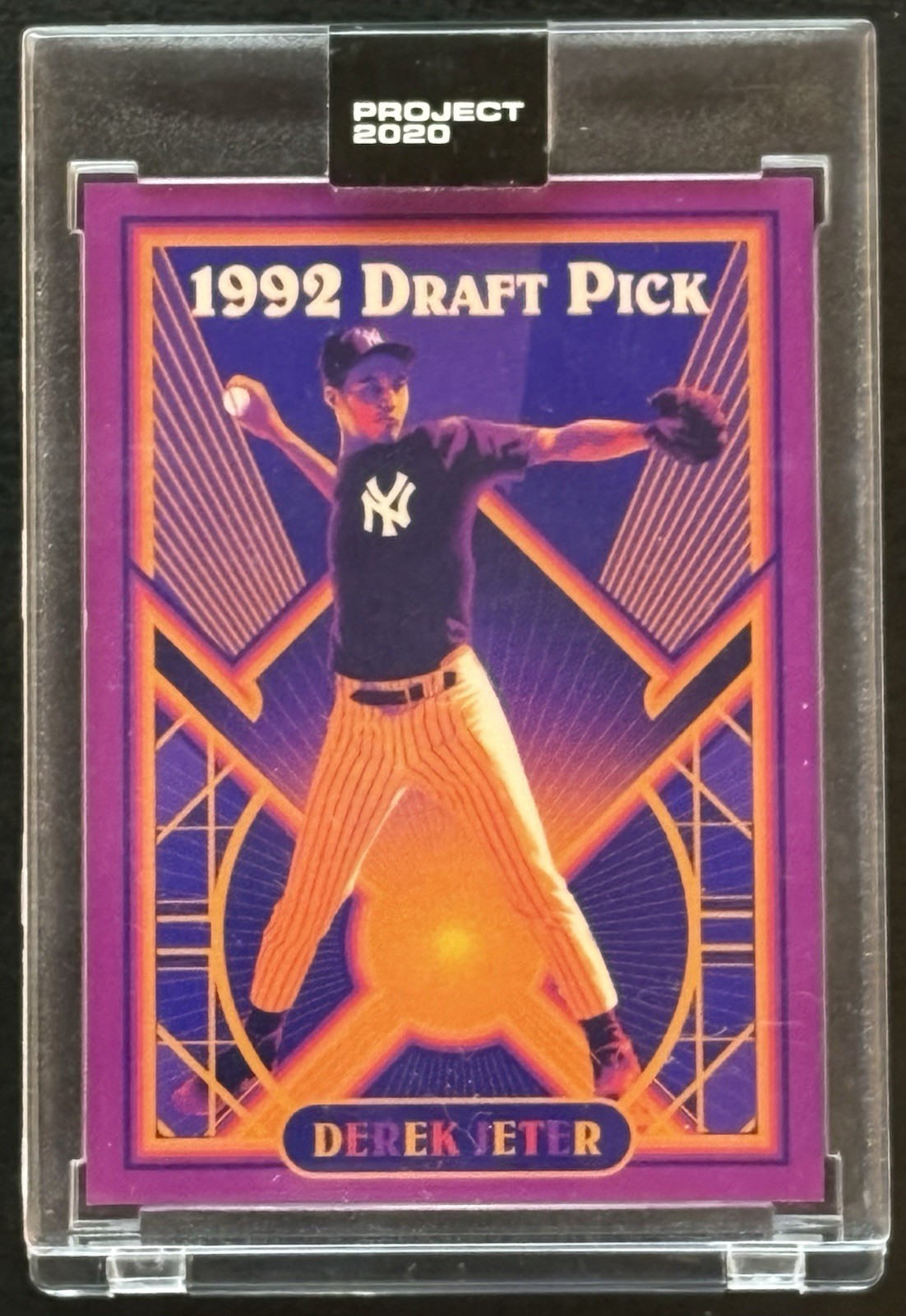 Topps PROJECT 2020 Card 39- 1993 Derek Jeter by Matt Taylor - Print Run: 9322