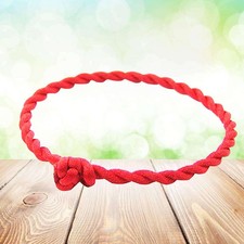 Women Red Rope Bracelet Adjustable Bracelet Braided Charm for Couples