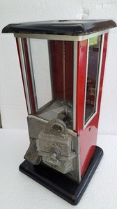 Vintage 1920s The Master Candy Vending Machine Coin Operated For Parts 