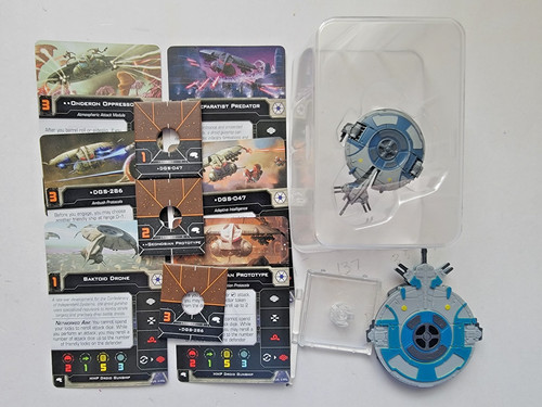 Star Wars X-Wing Miniatures HMP Droid Gunship 2.0 Pilot Stand Custom Dial Holder