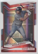 2022 Panini Elite Extra Edition Prime Numbers C Die-Cut 51/237 Xavier Isaac 09an