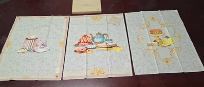 Lot of 3 Maison d'Hermine Large Tea Towels NEW 28" x 20.5" - Image 1 of 4