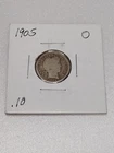 1905-o Barber dime nice coin