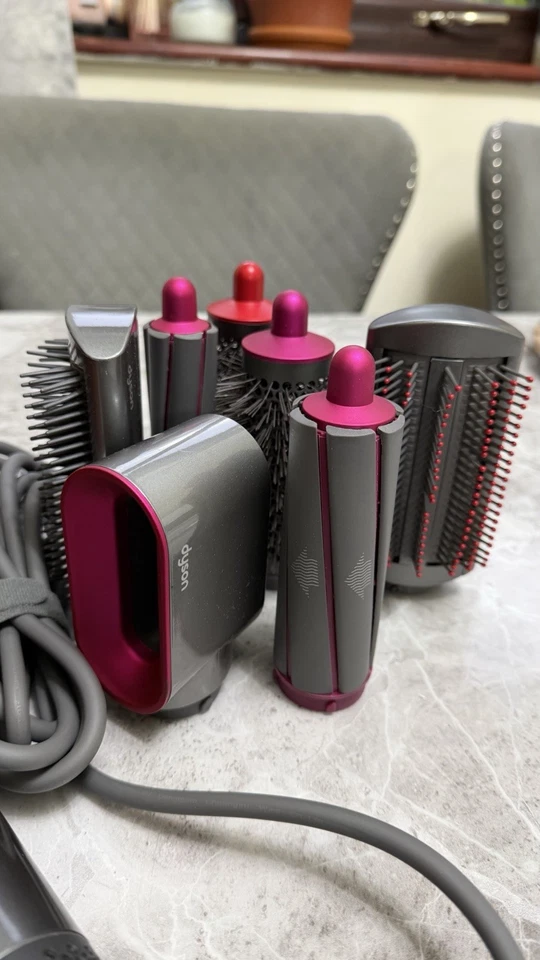 Dyson Airwrap Complete Hair Multi Styler Limited Edition Red and Silver - Image 3 of 4