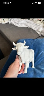 vache en porcelaine - Photo 1/4