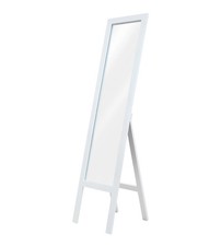 SPECCHIO DA TERRA BELLAHOME CON CORNICE BIANCO 33X150 CM