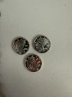 Rare 1/10 .999 Silver Coin Lot- Gold Eagle Depiction On Front- Silver Eagle