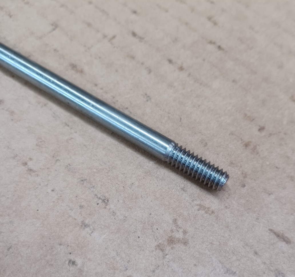 1/4-20 Single or Double End-Threaded Stud - Various Options - 304SS Rod - Qty. 1