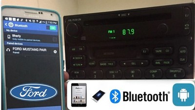 98-02 Ford Expedition  F150 F250 Series Superduty Bluetooth CD FM OEM Radio